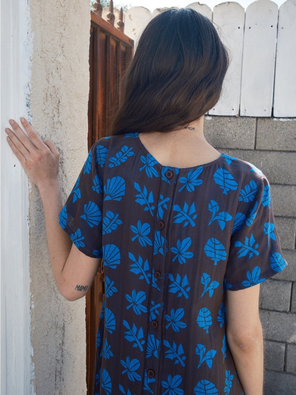 Ace & Jig Riley Dress in Java, size M - Picture 5 of 5